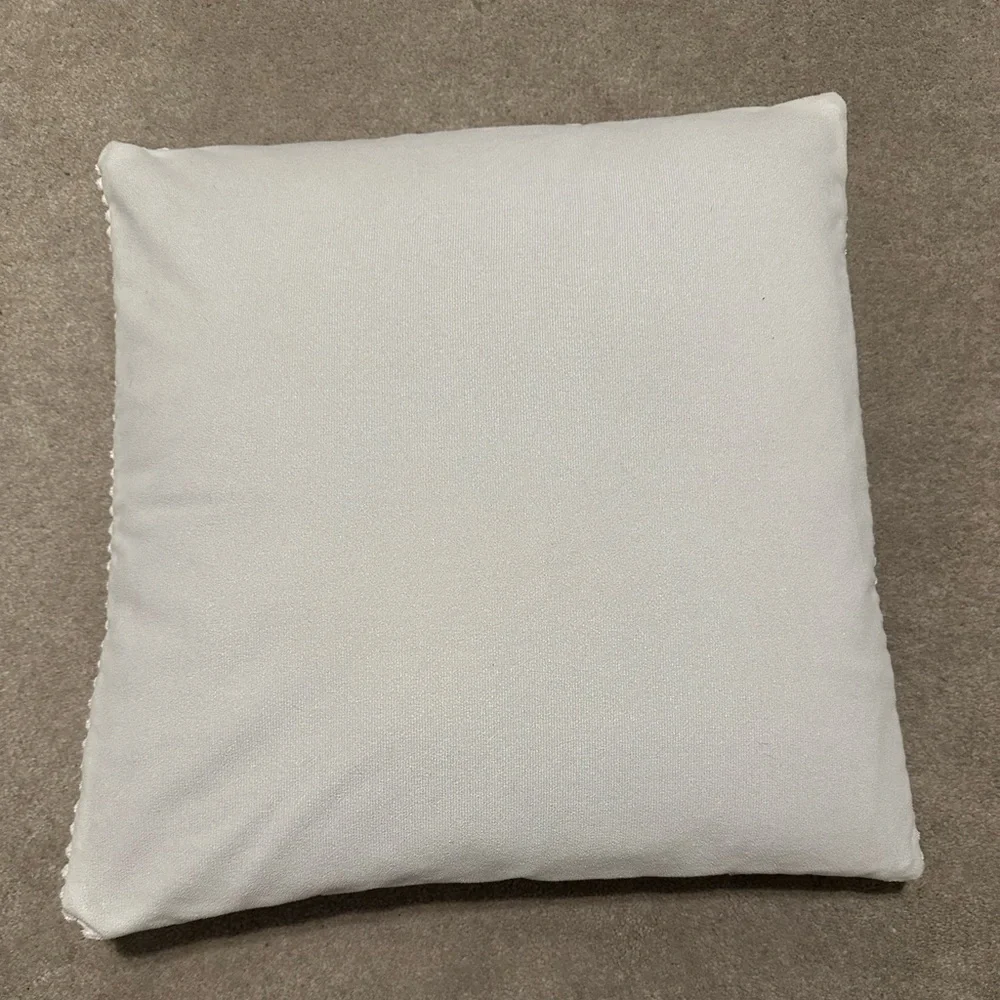 White Indent Pillow Case Cover